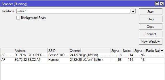 2,4 Окно утилиты Scan
