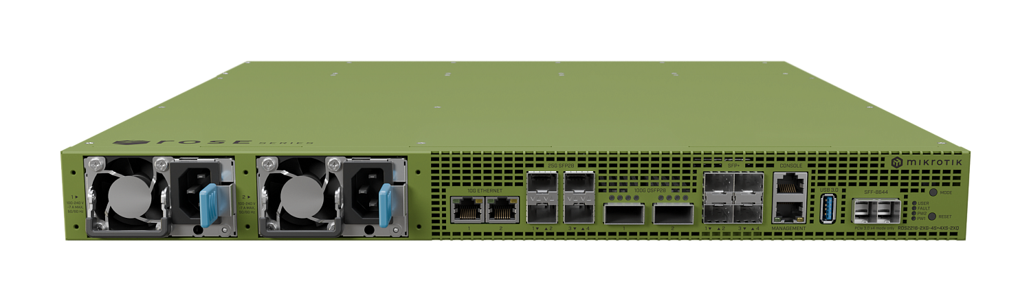 Новинка MikroTik: RDS2216 — сервер, NAS и коммутатор в одном устройстве